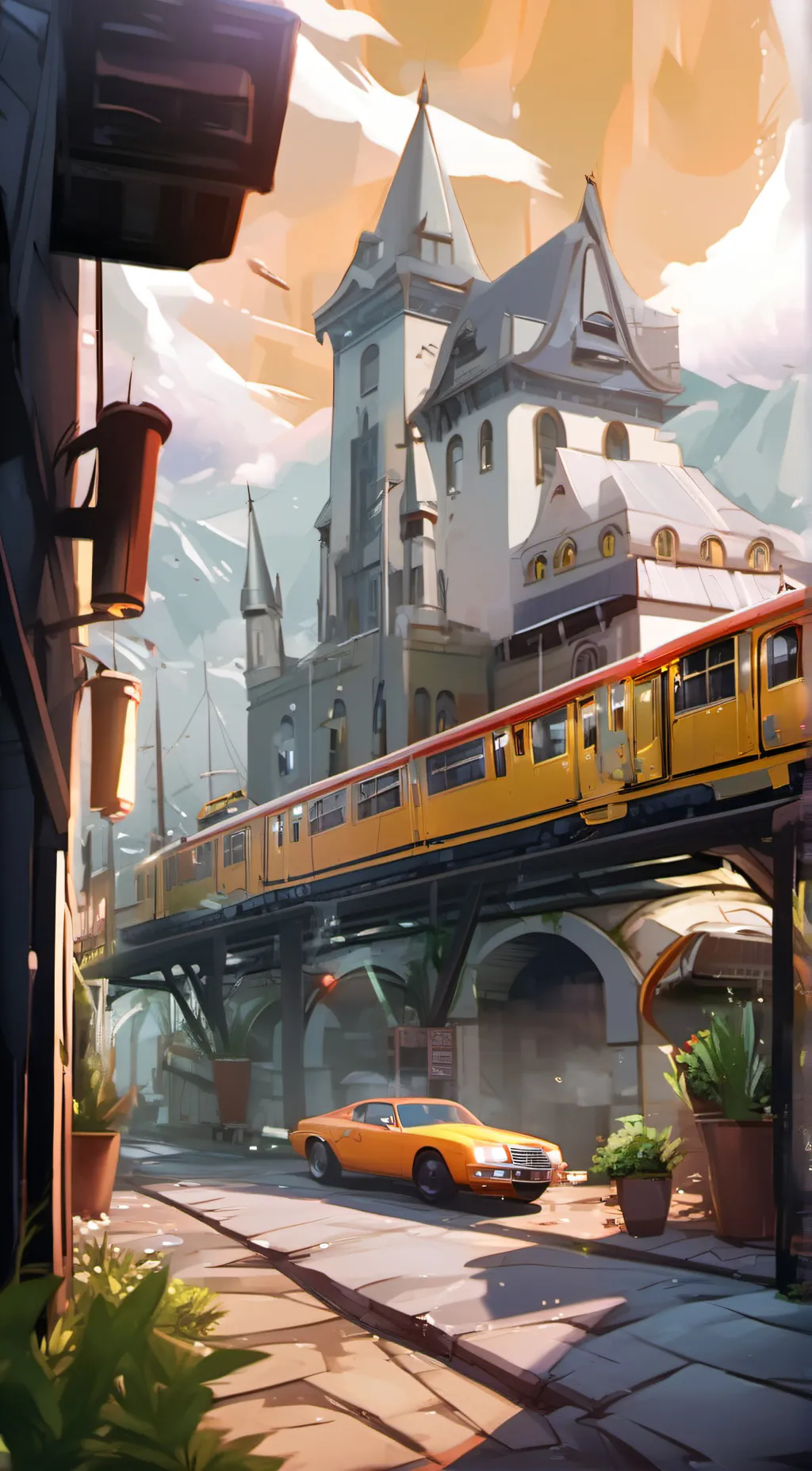 ai character: zombie girl 17109 background