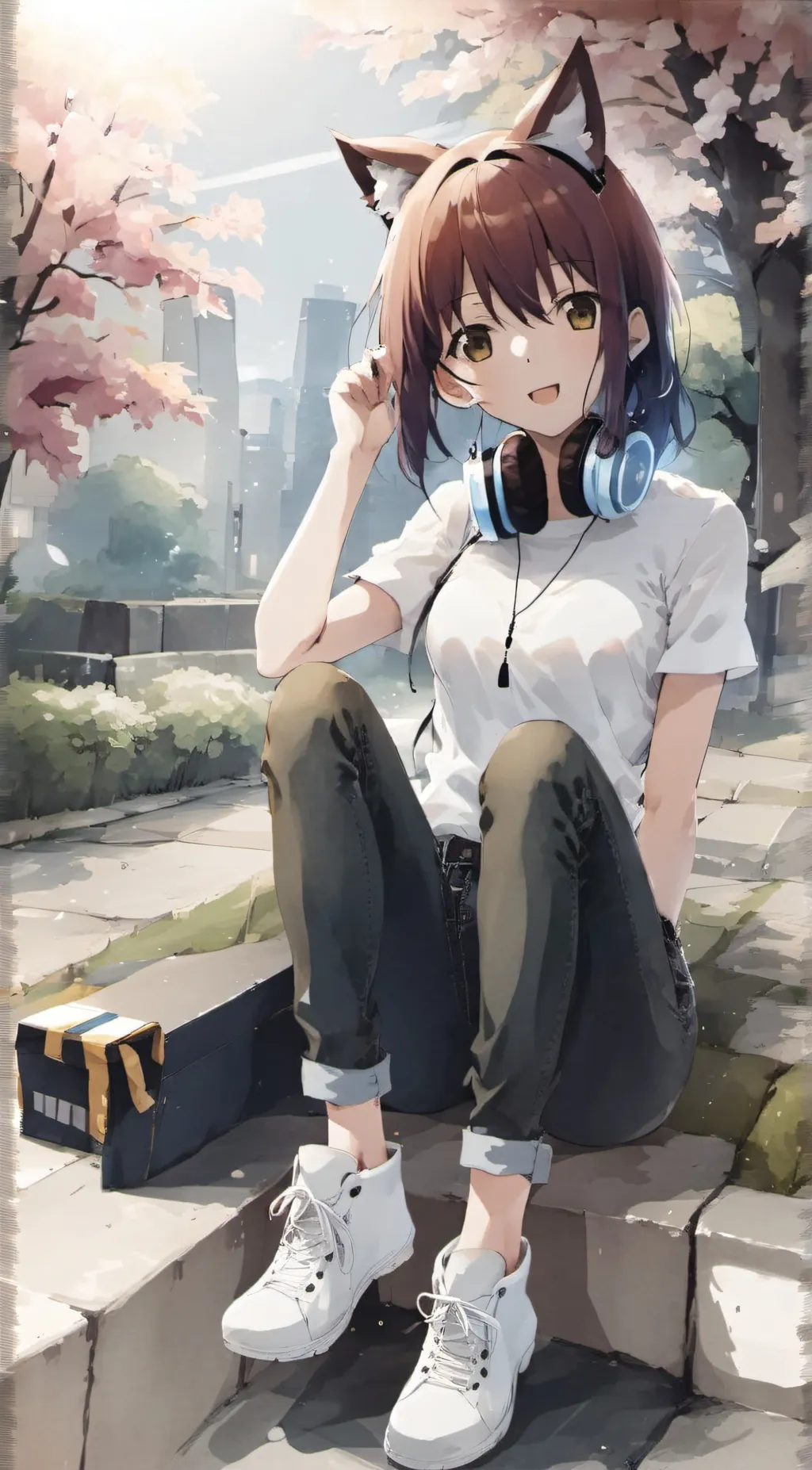 ai character: Nini nemba background