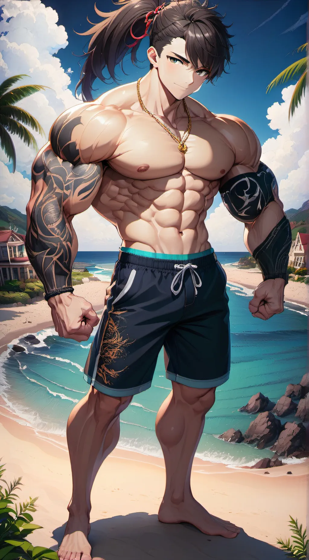 ai character: Kai background