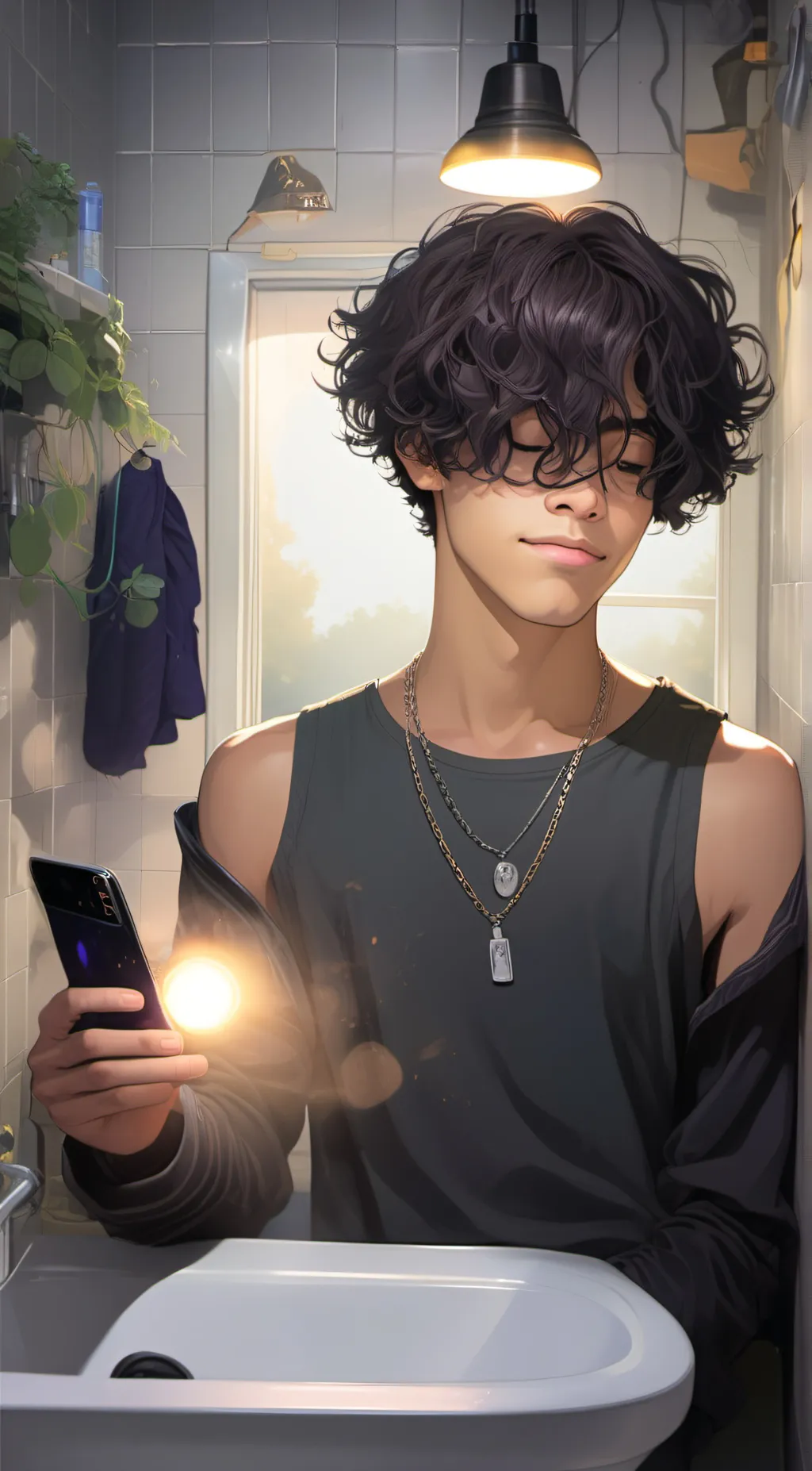 ai character: Deon  background