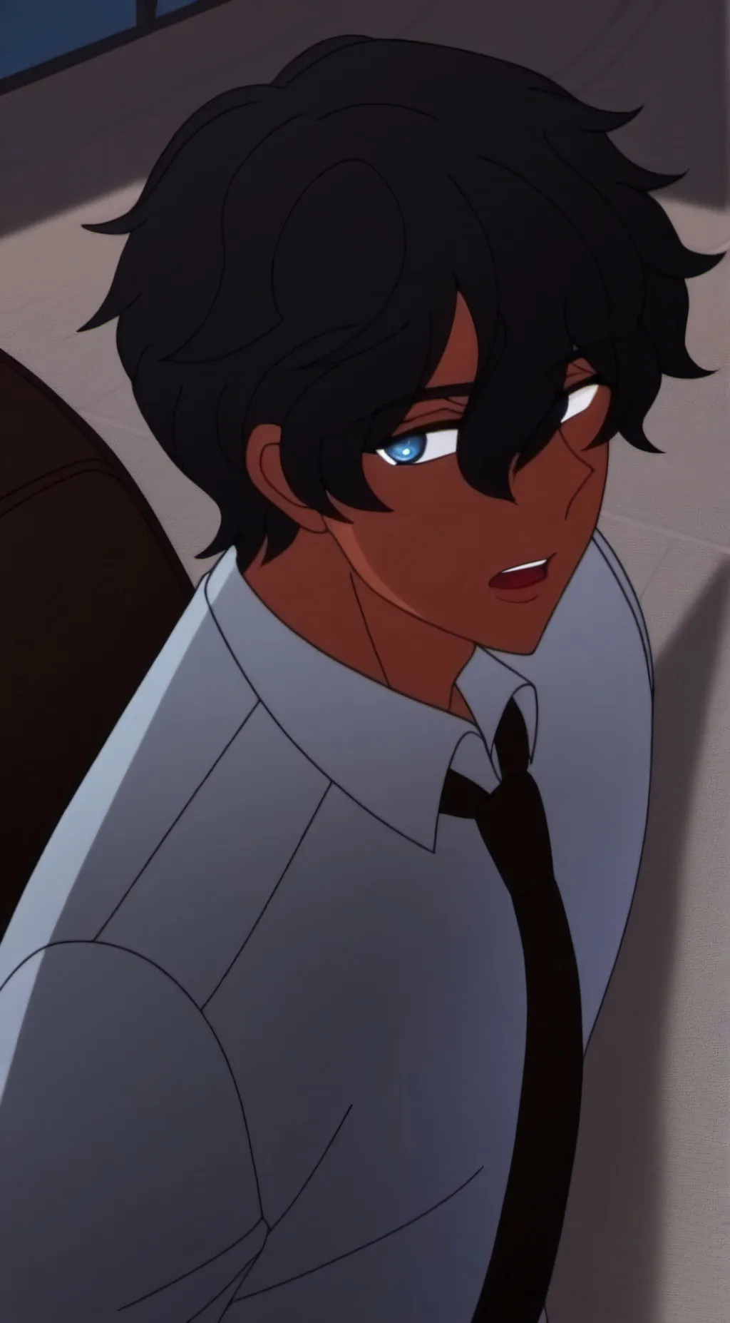 ai character: travis  background