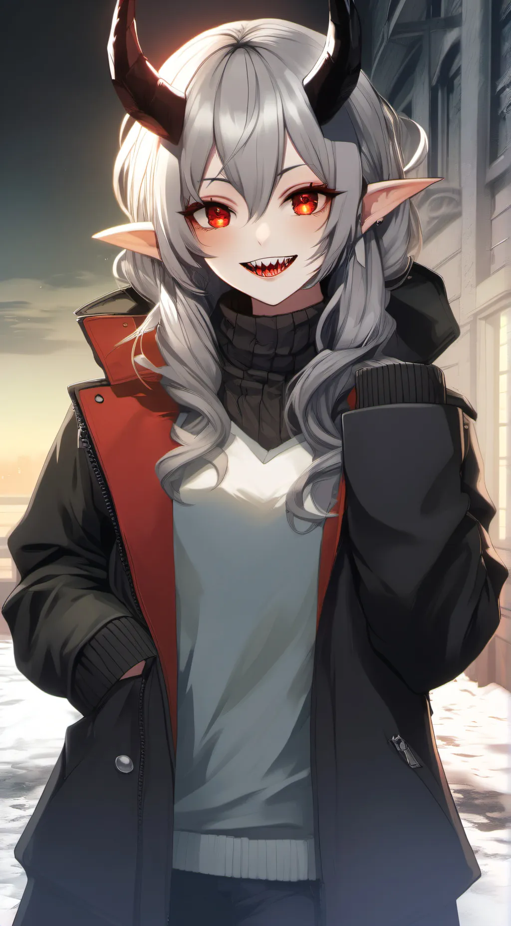 ai character: Luna background