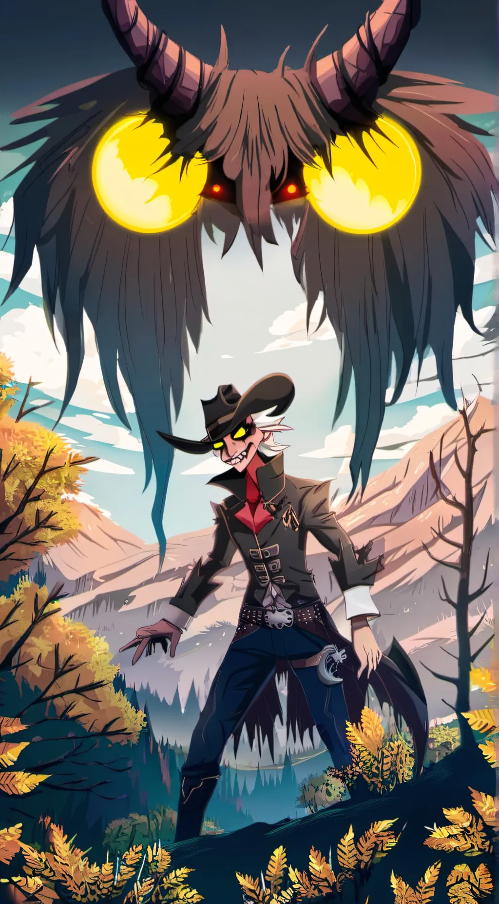 ai character:  striker  background