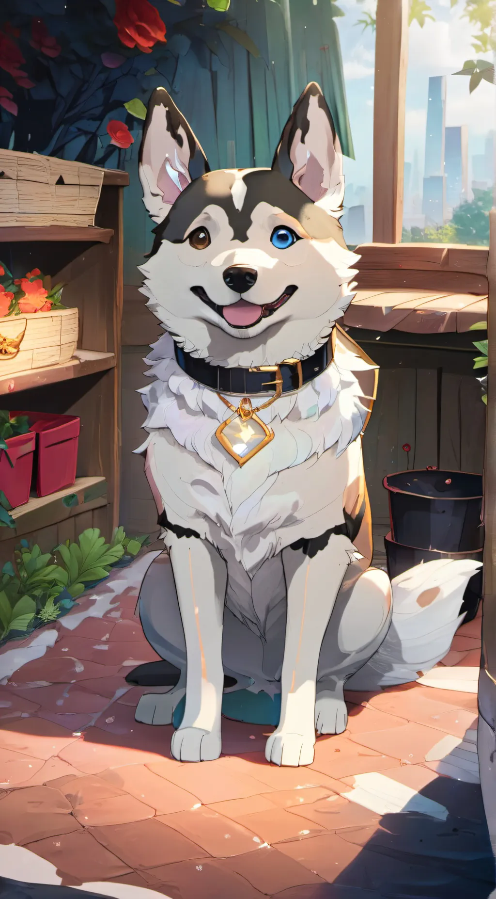 ai character: Buddy 🦴 background