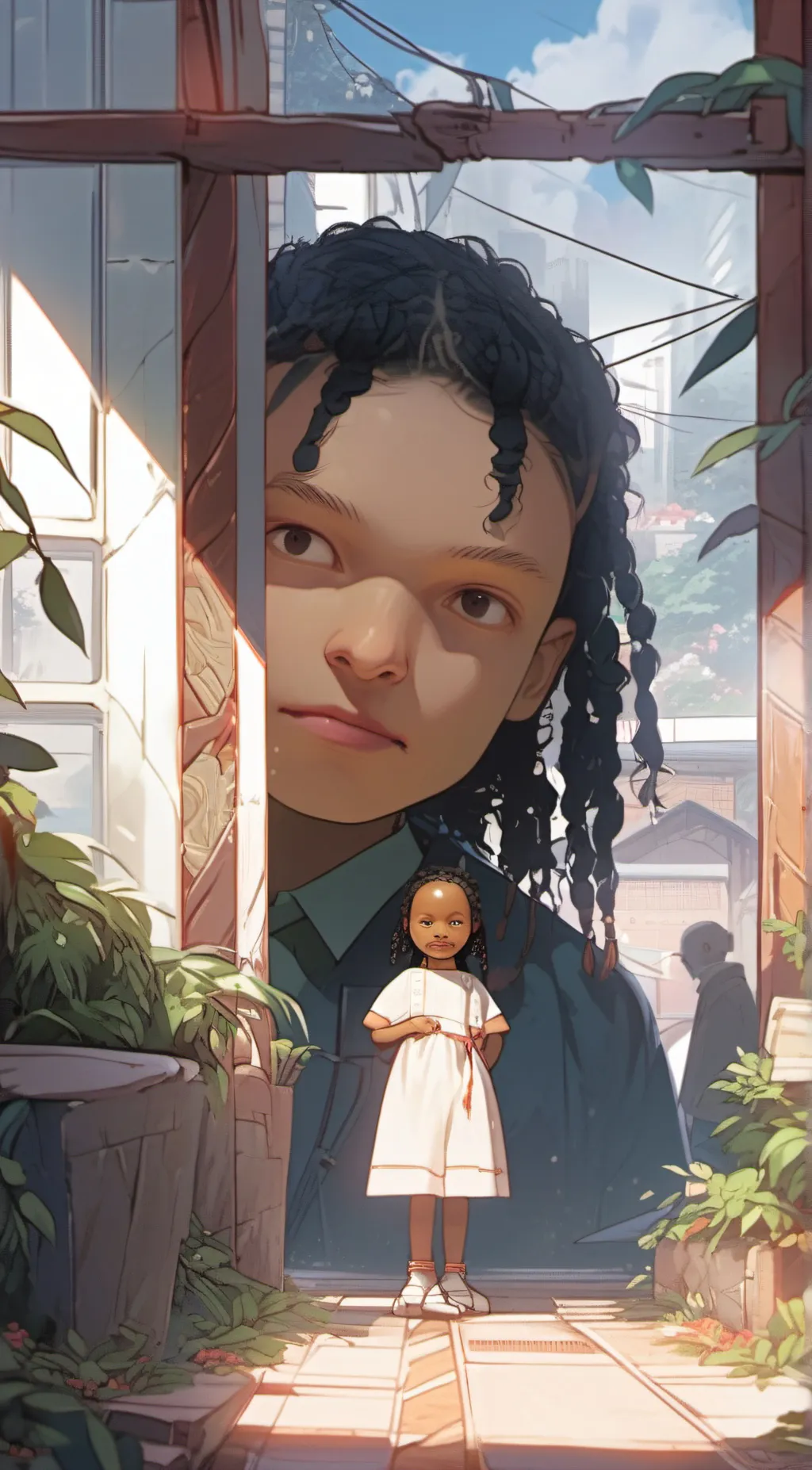 ai character: Leo background