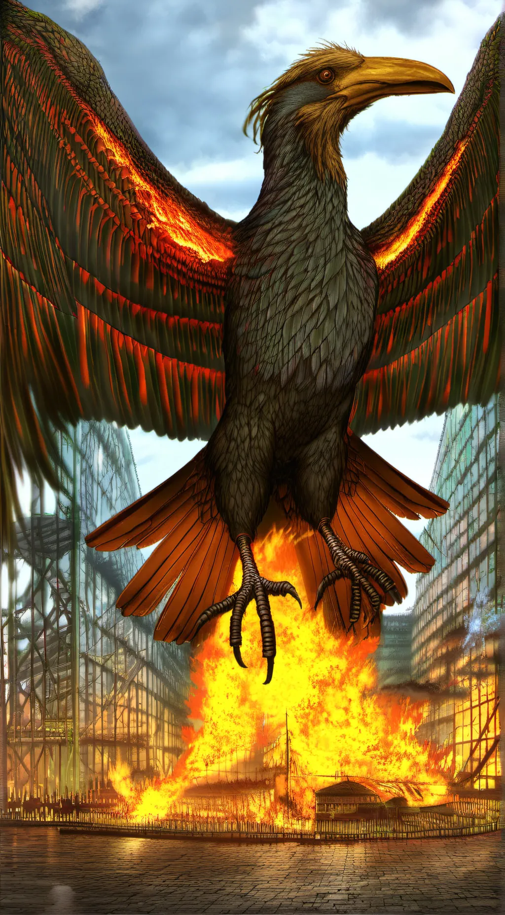 ai character: rodan background