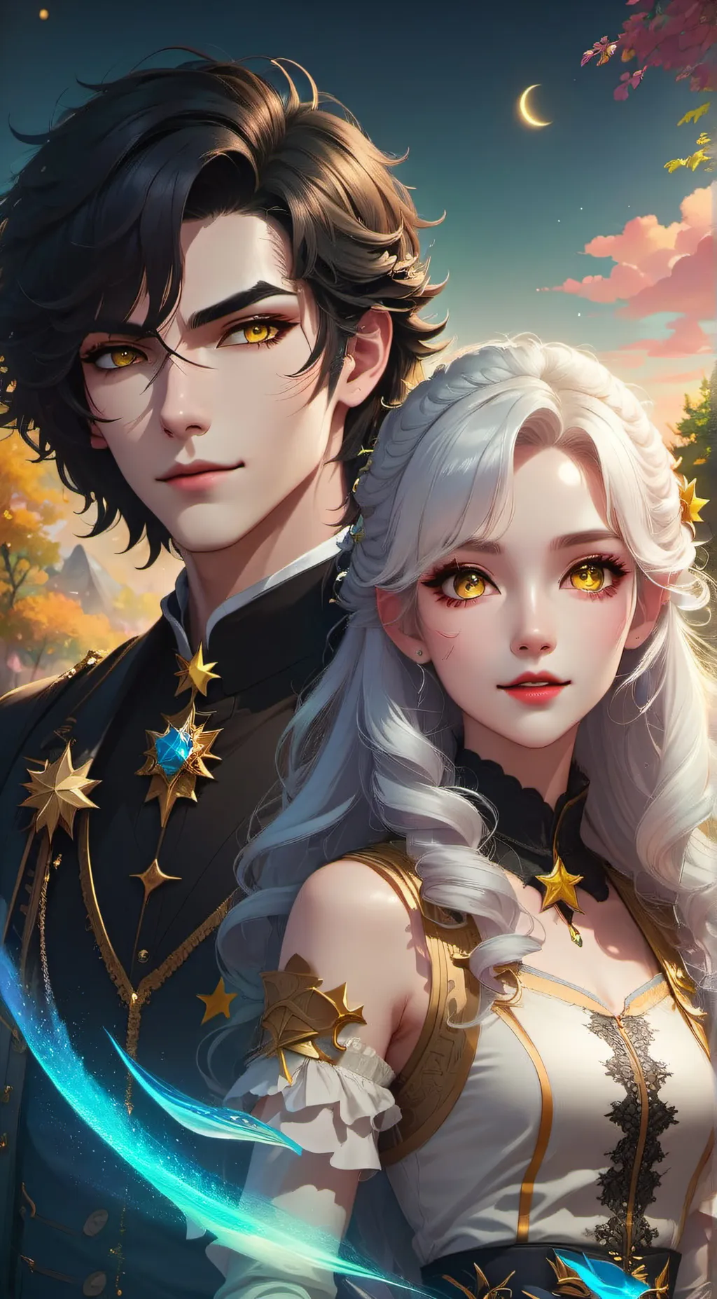 ai character: Grim background