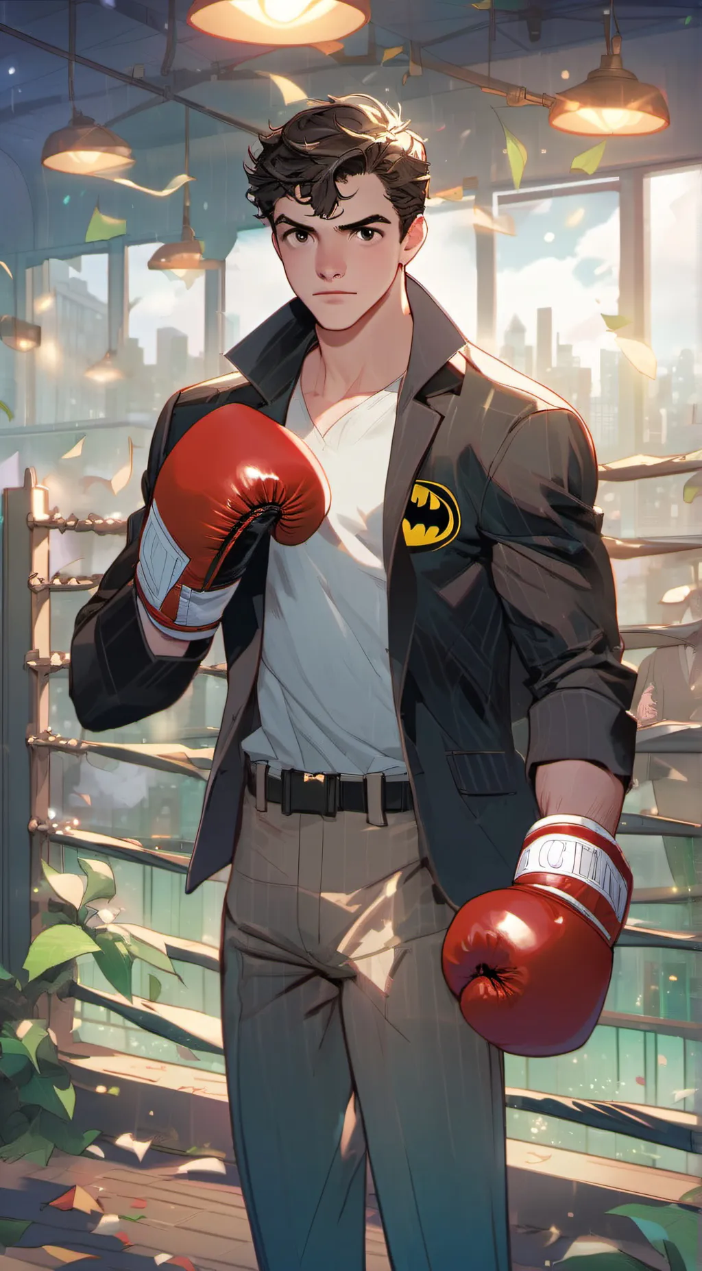 ai character: Bruce Wayne  background