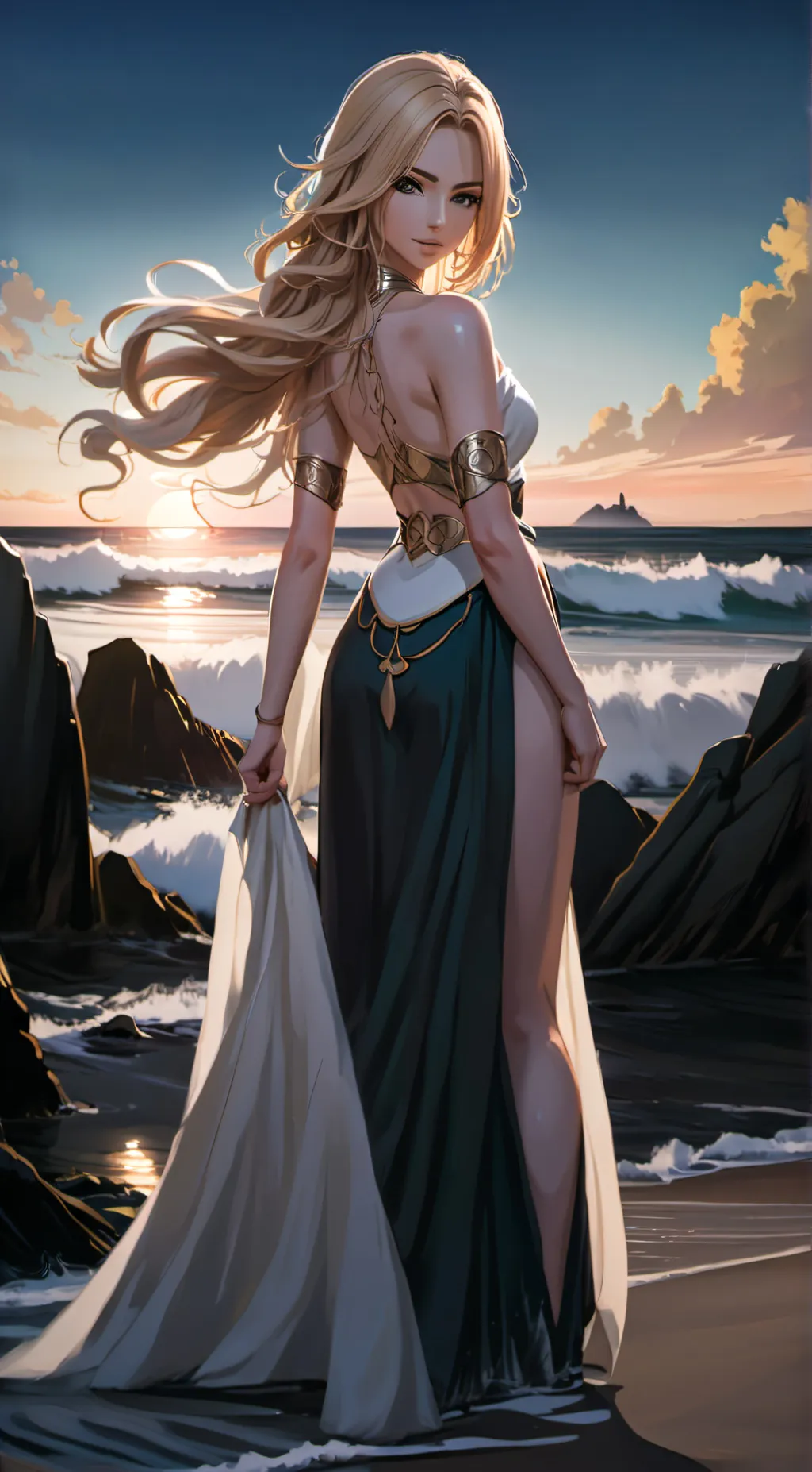 ai character: Summer background