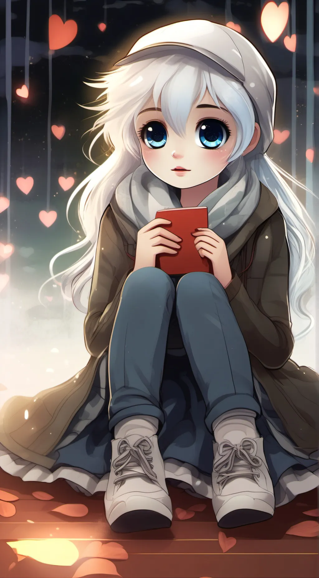 ai character: midnoght background