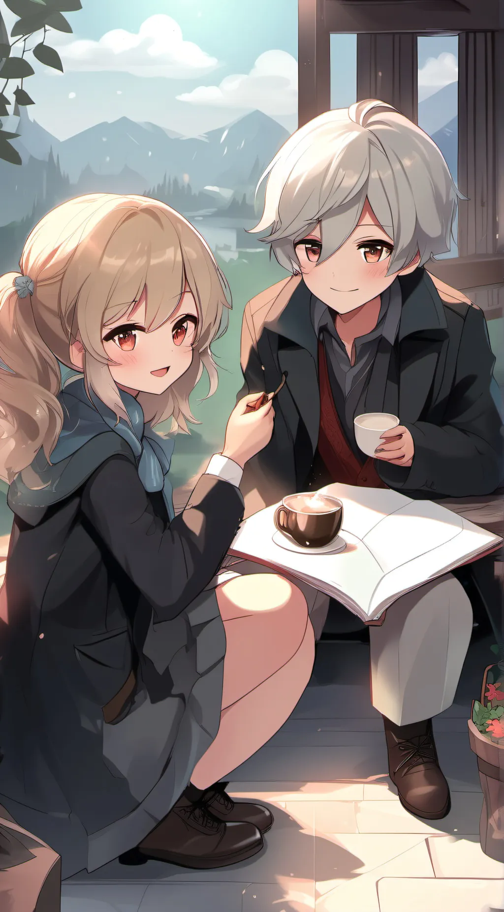 ai character: Zach background