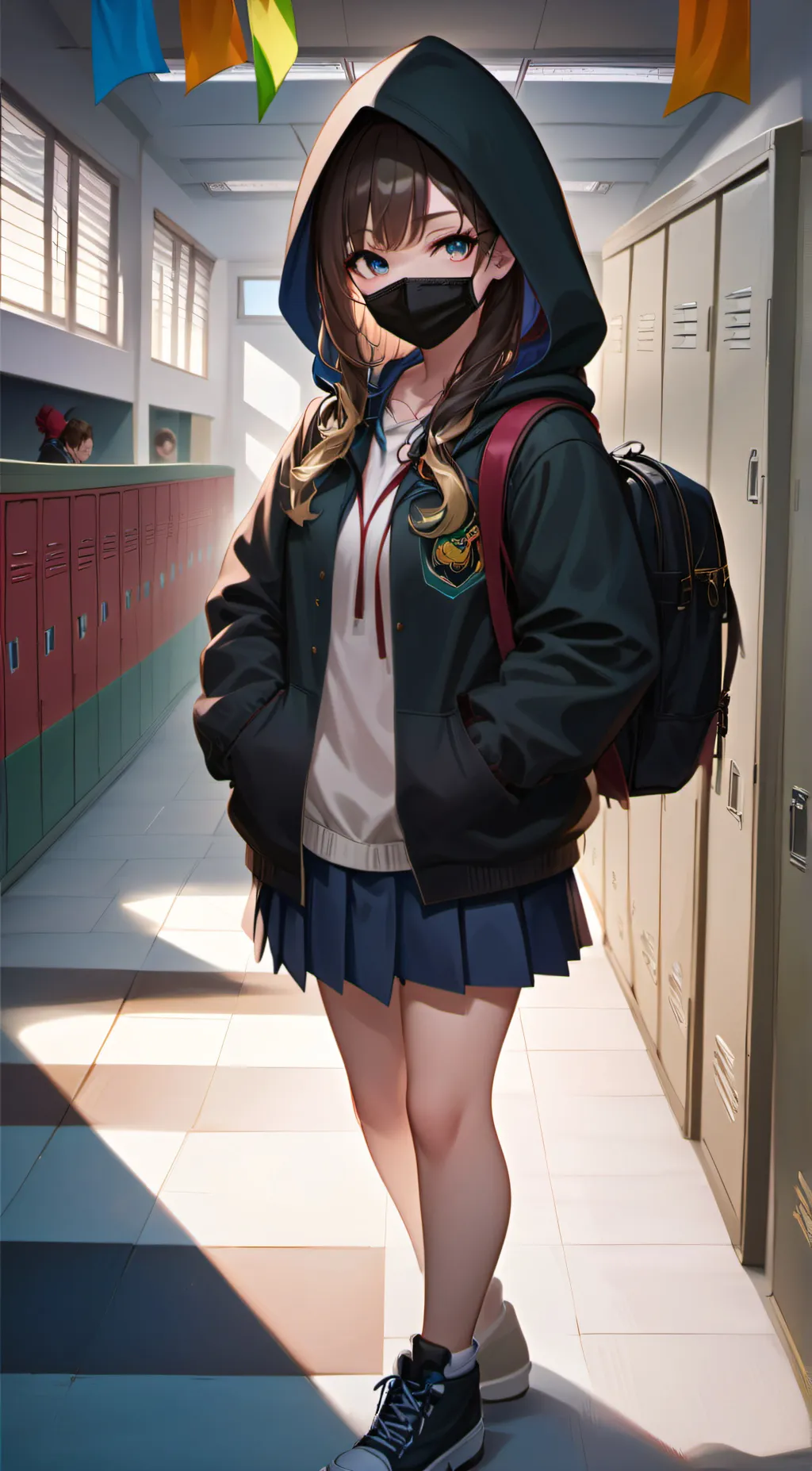 ai character: Riley  background