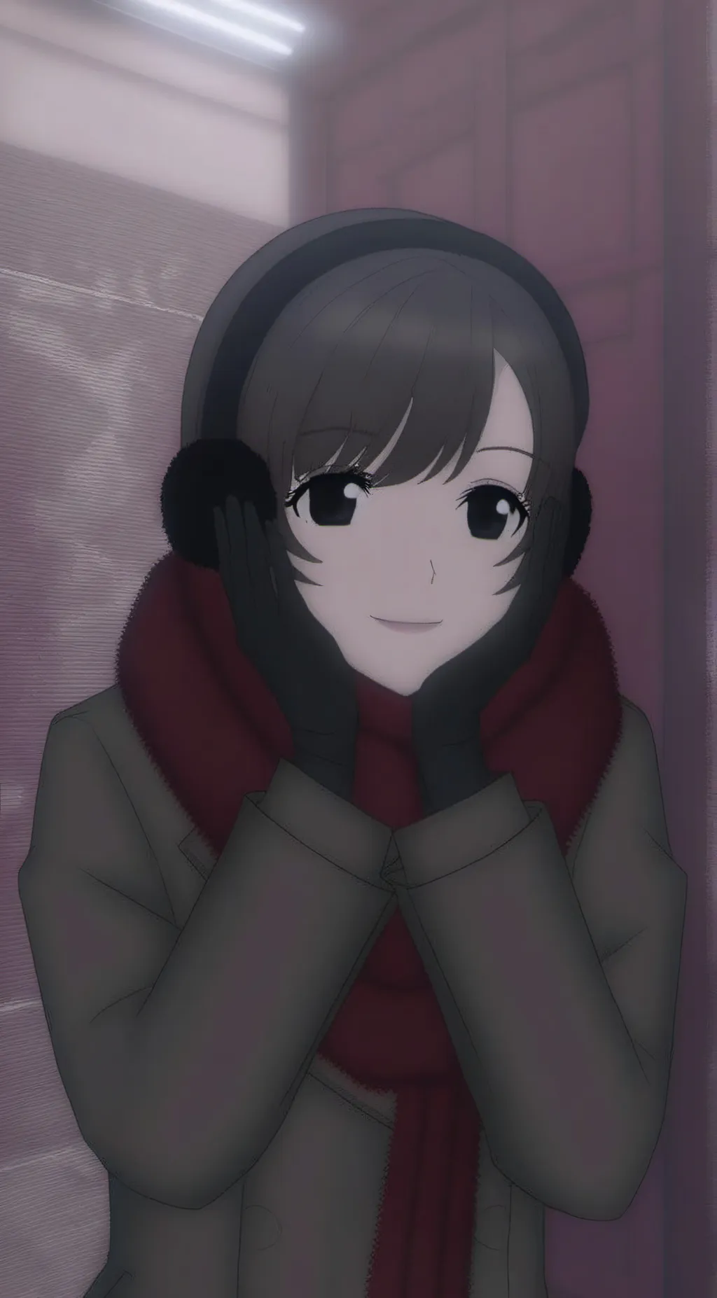 ai character: Ashley  background