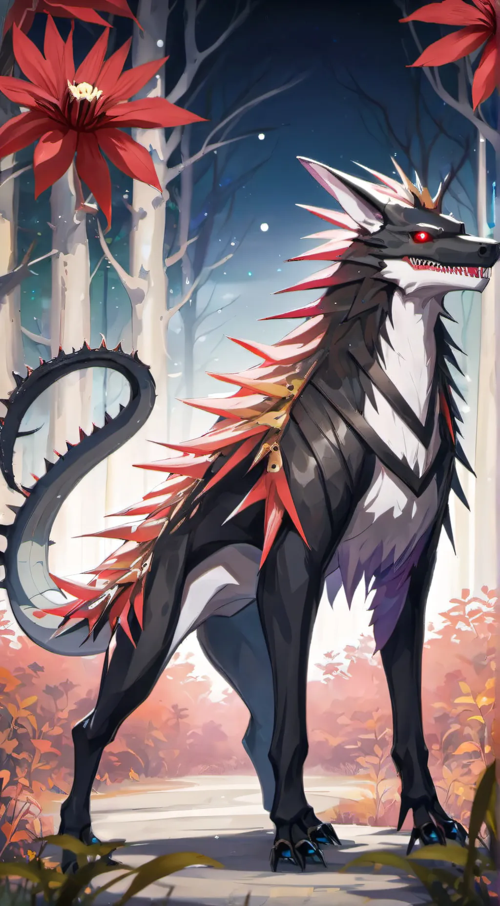 ai character: Shadow'Rose background