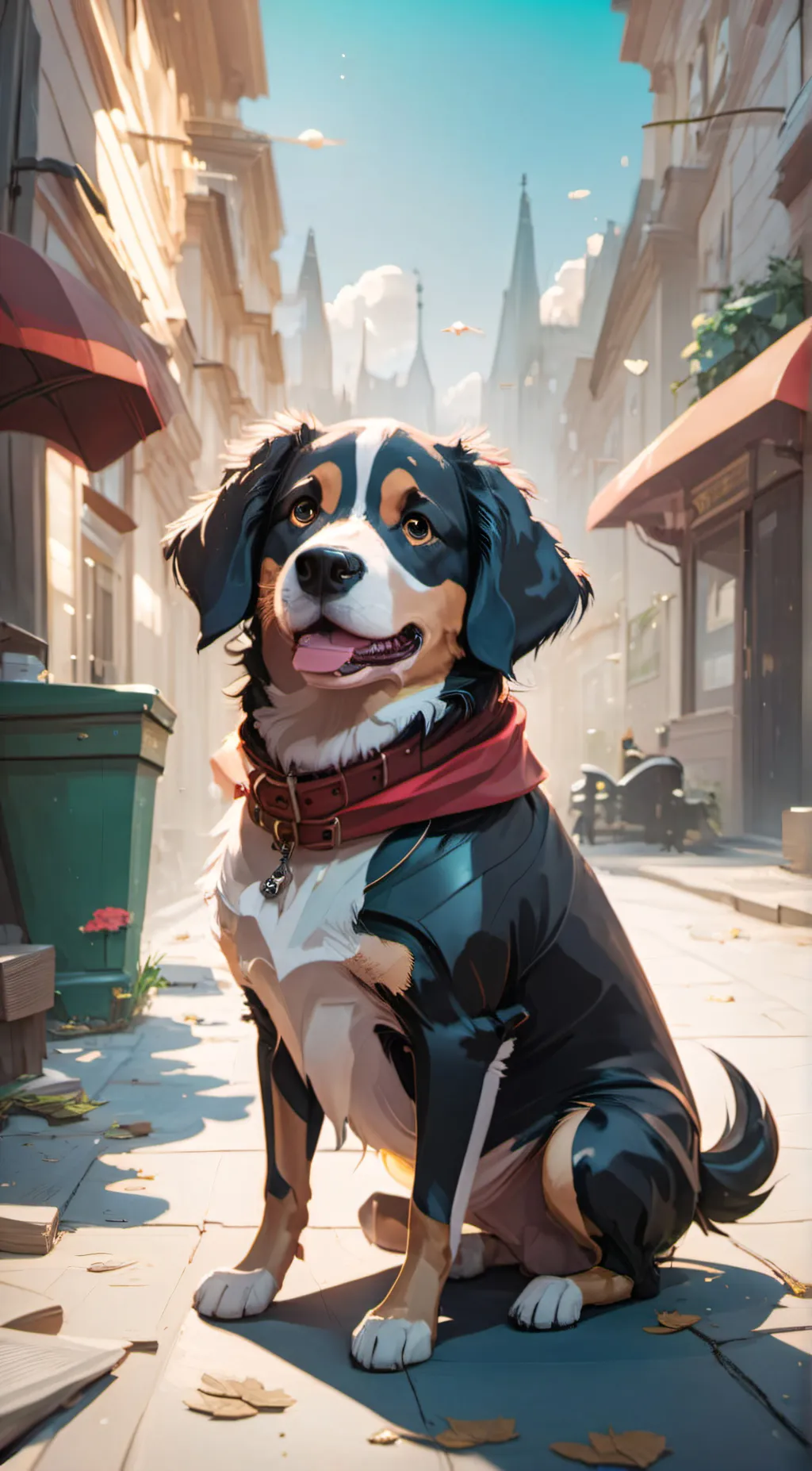 ai character: slay cool background