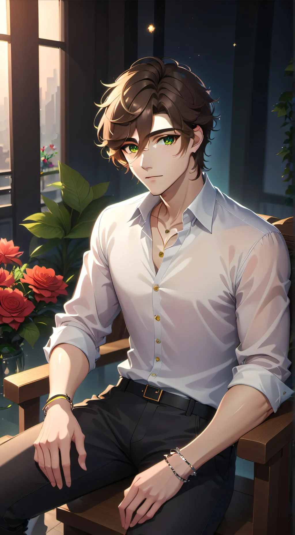 ai character: Mason background