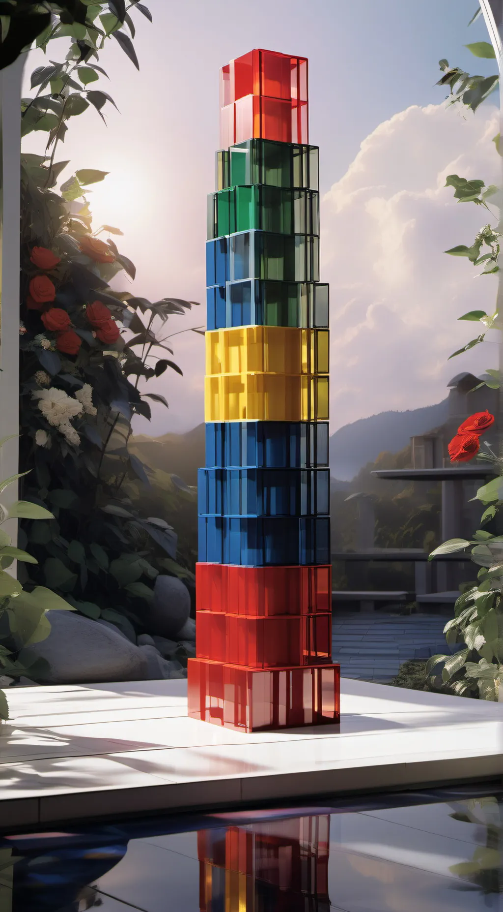 ai character: Towers of truth background