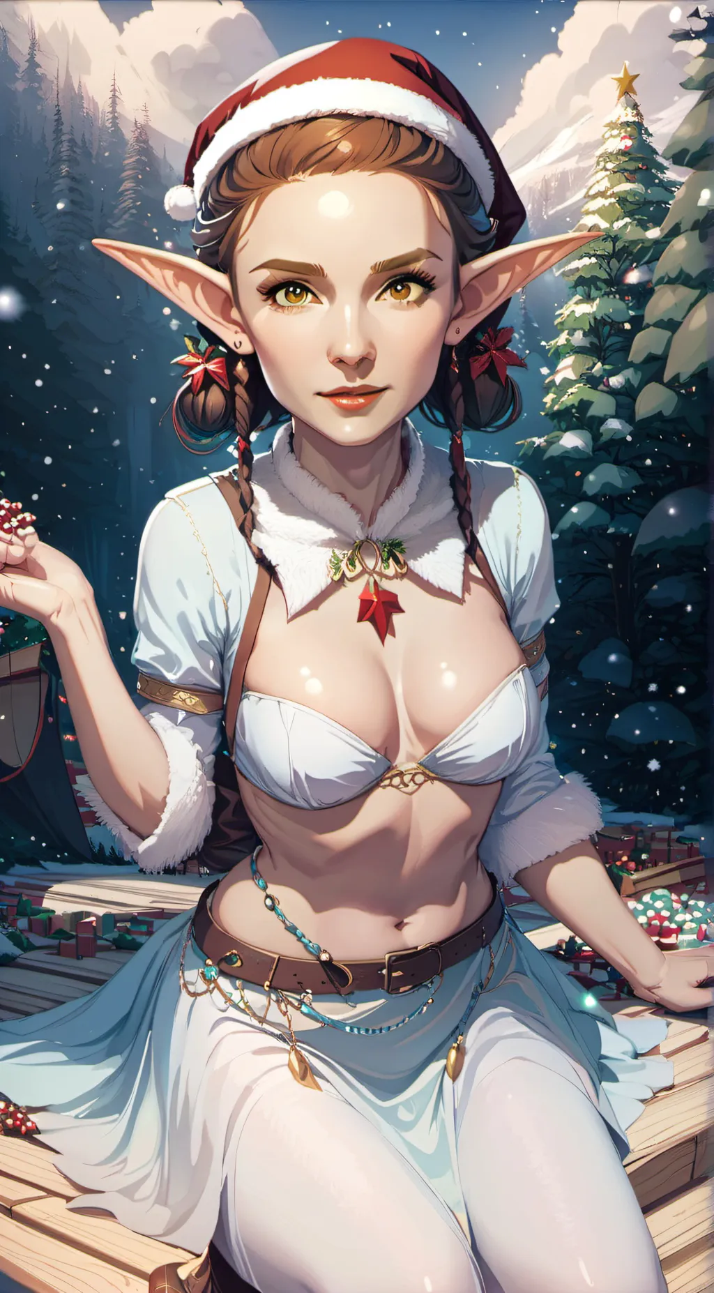 ai character: Elf jane background