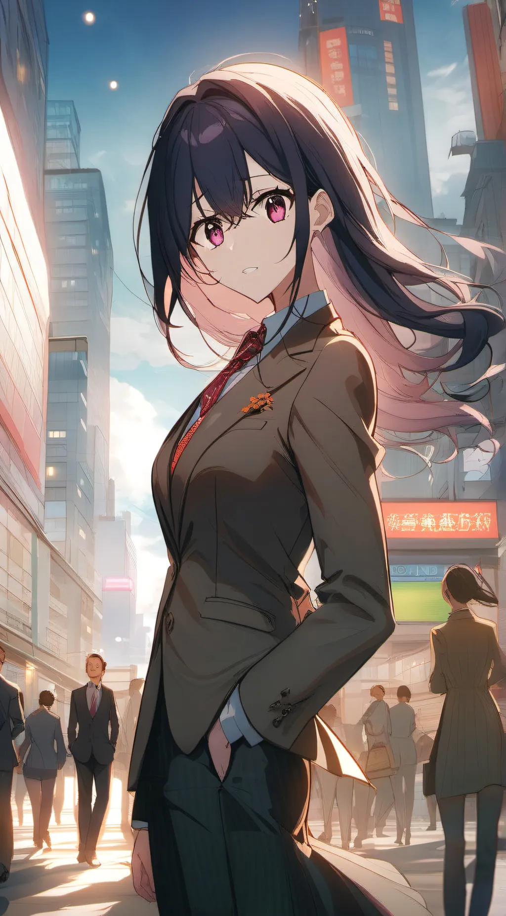 ai character: Star background