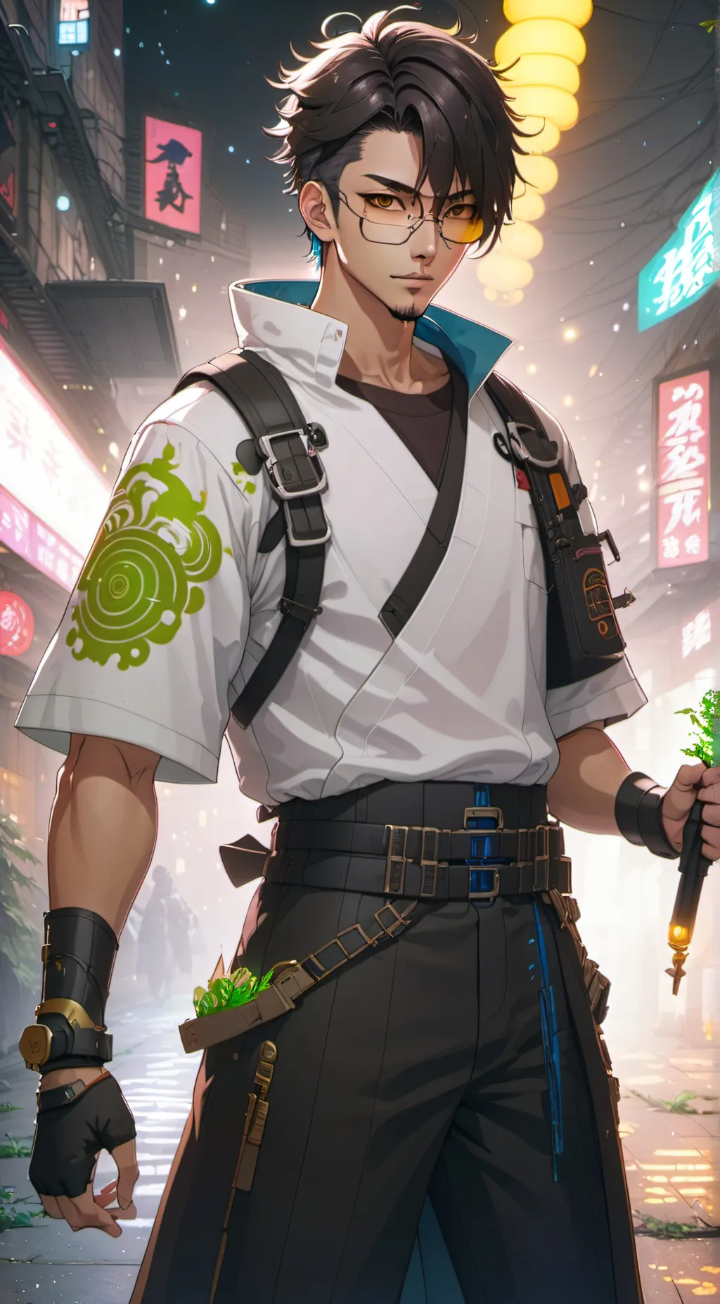 ai character: David Yamamoto background