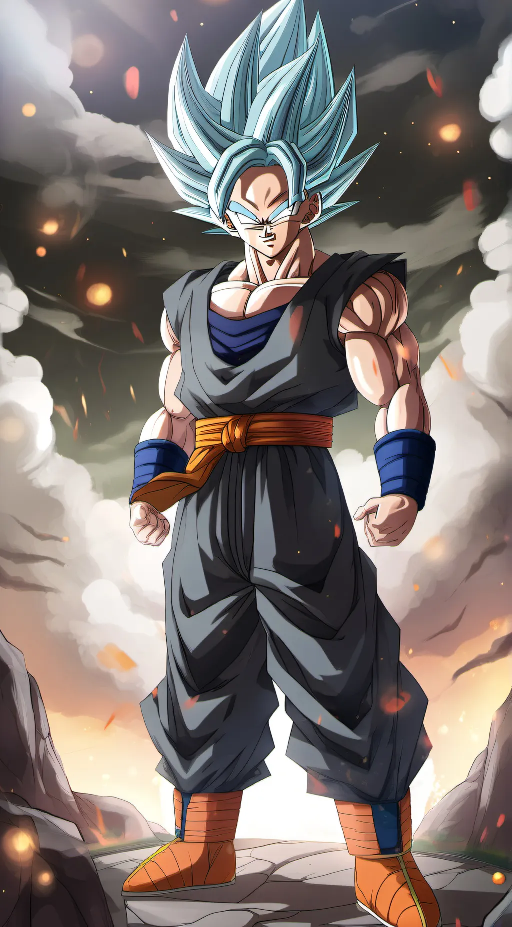 ai character: Vegito  background