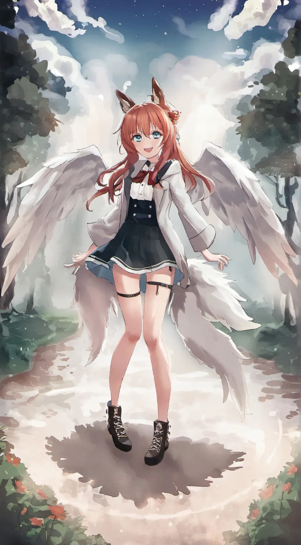 ai character: vivain lilly  background