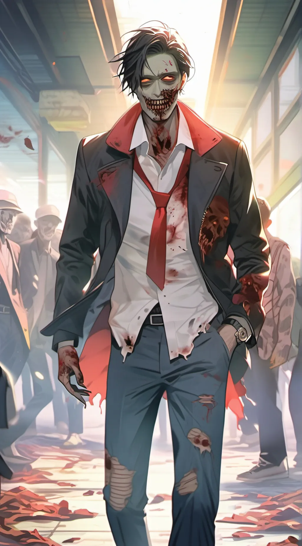 ai character: Zed The Zombie background