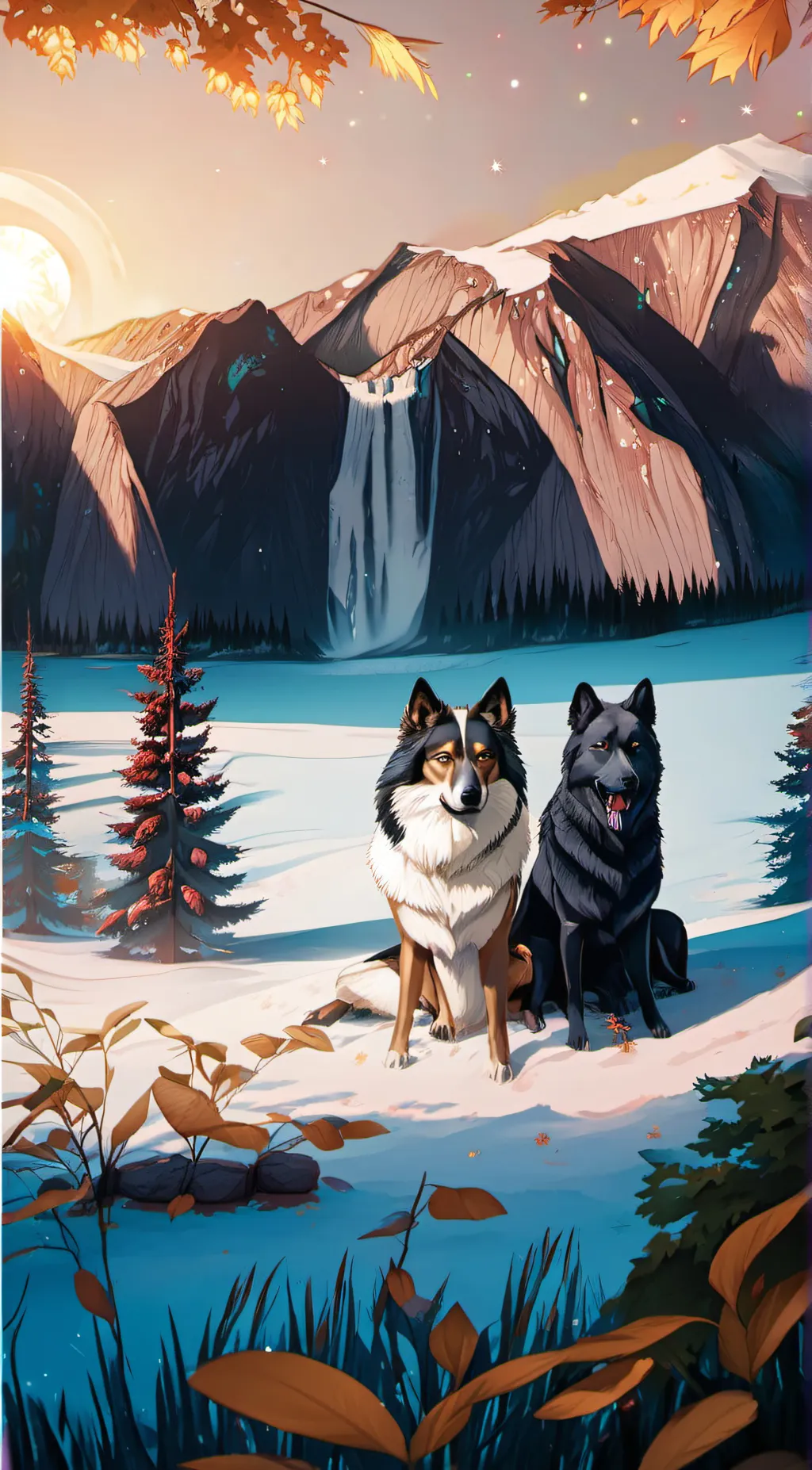 ai character: Moon background