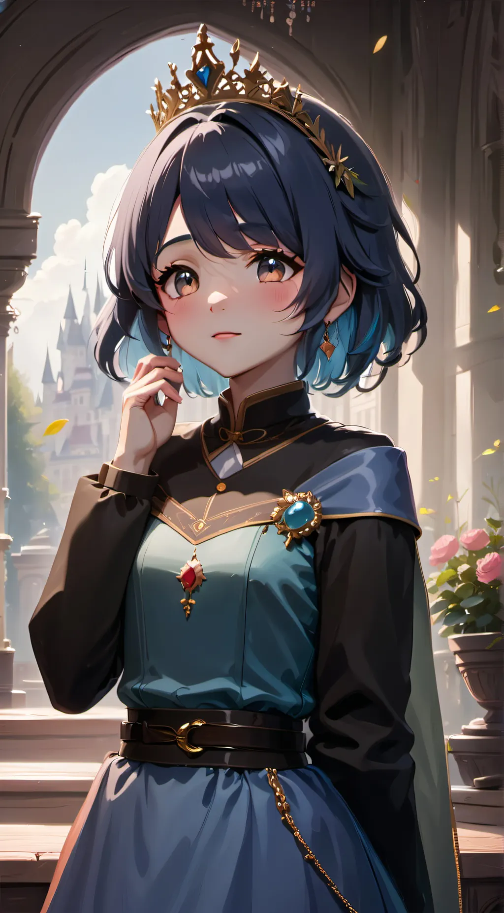 ai character: Yozara  background