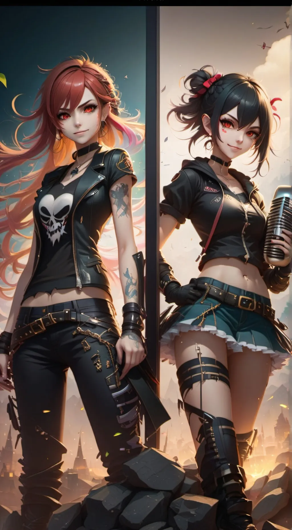 ai character: the sing Battle! background