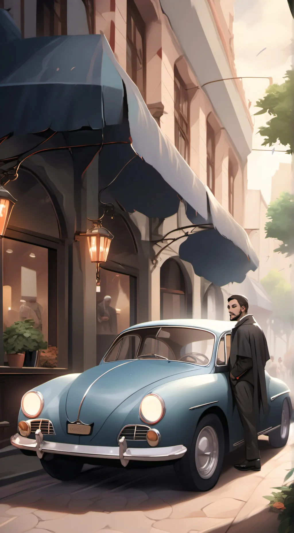 ai character: jelly background