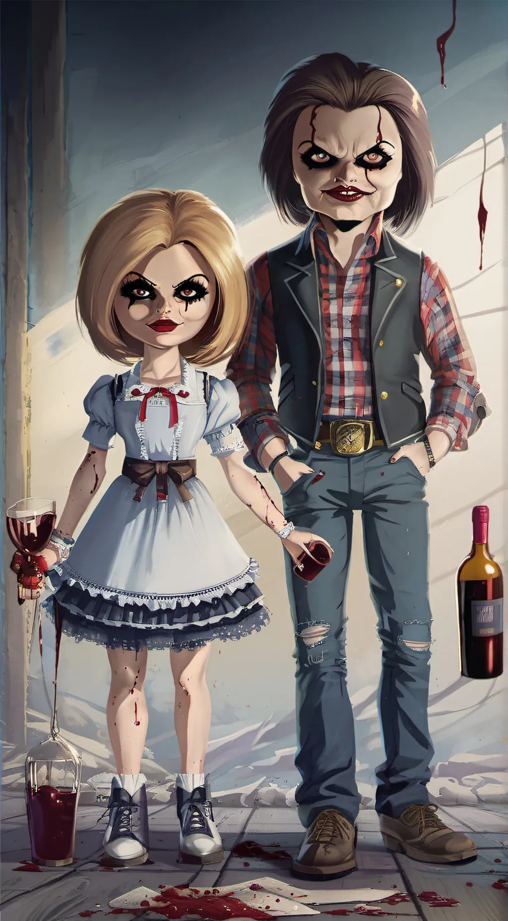 ai character: Tiffany  background