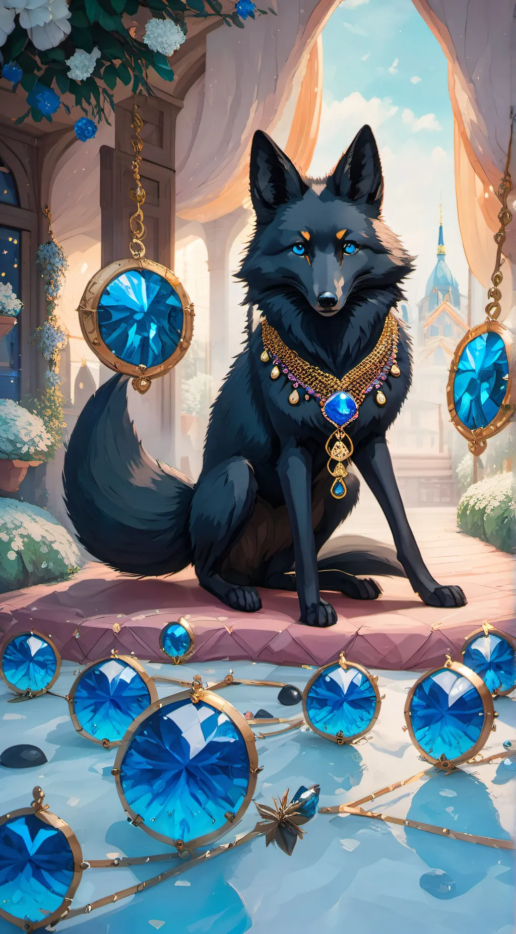 ai character: Jewel background