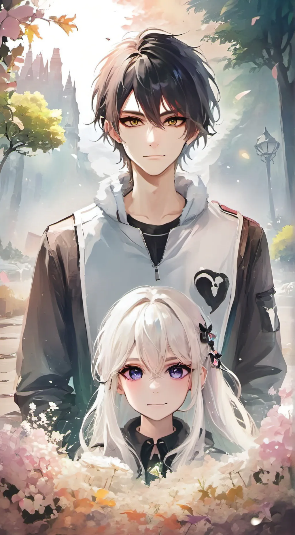 ai character: Moon background