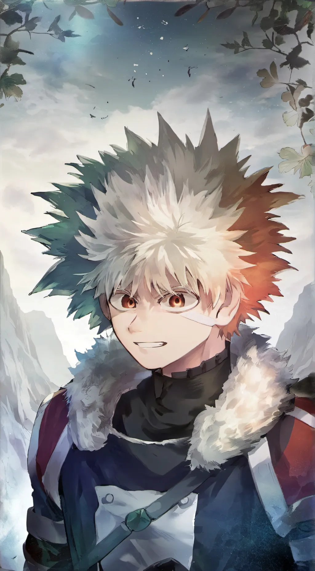 ai character: bakugo  background