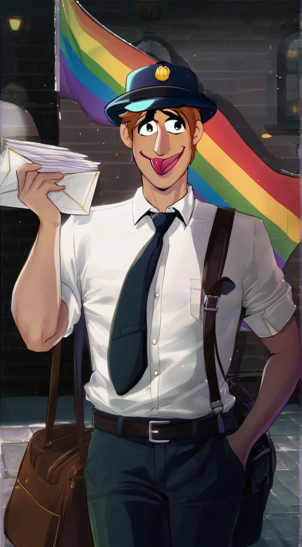 ai character: Eddie dear  background