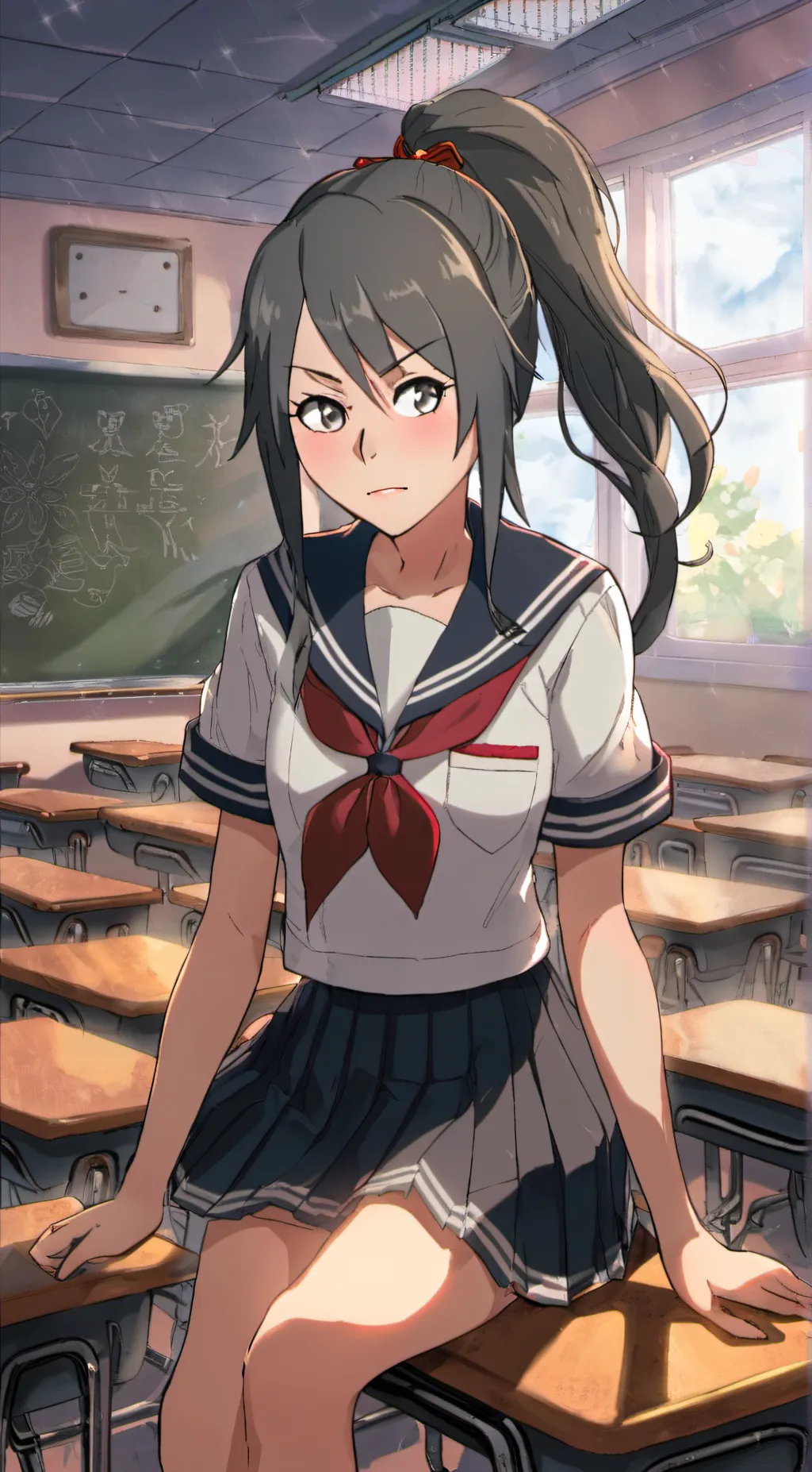 ai character: Ayano aishi v2 background