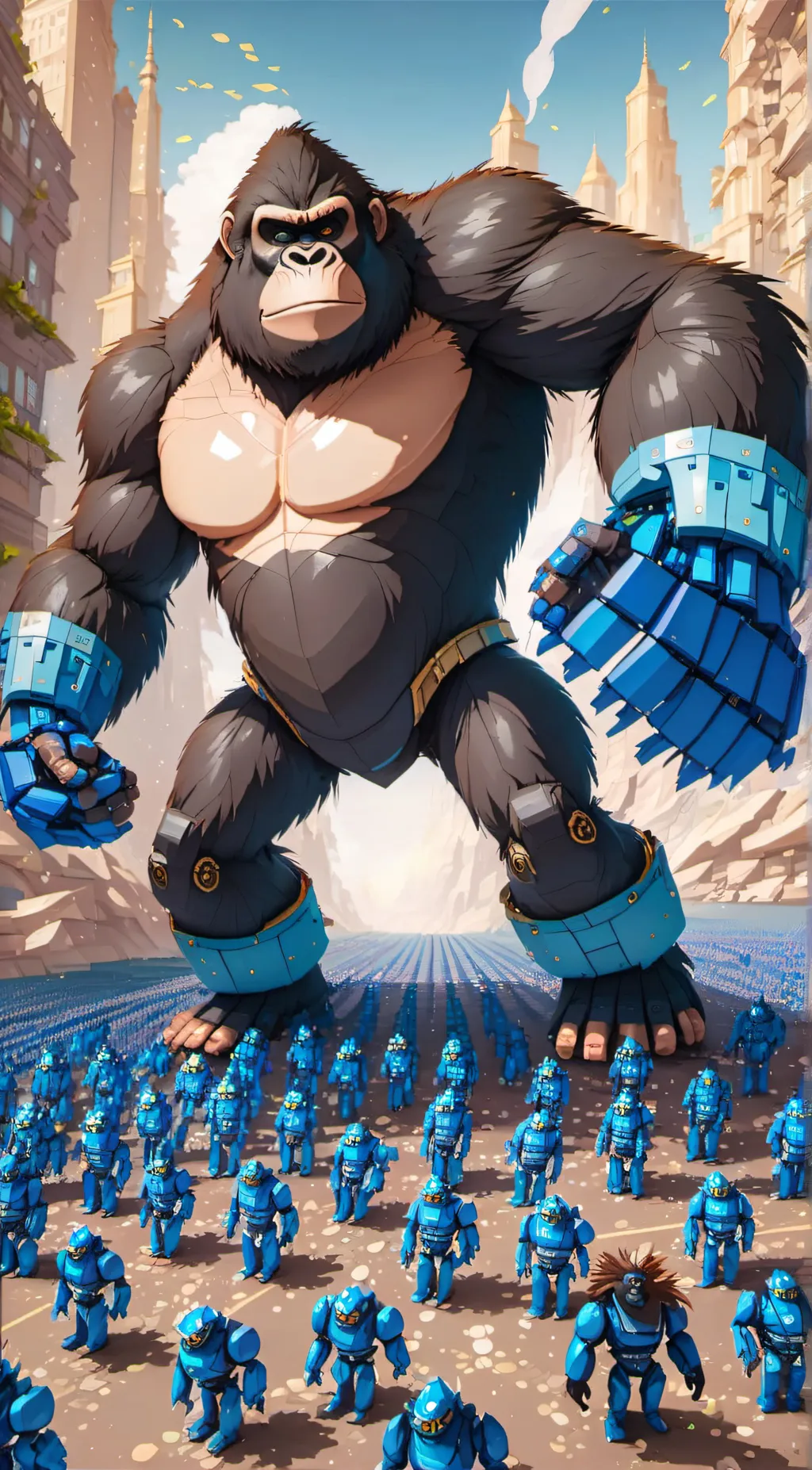 ai character: monke background