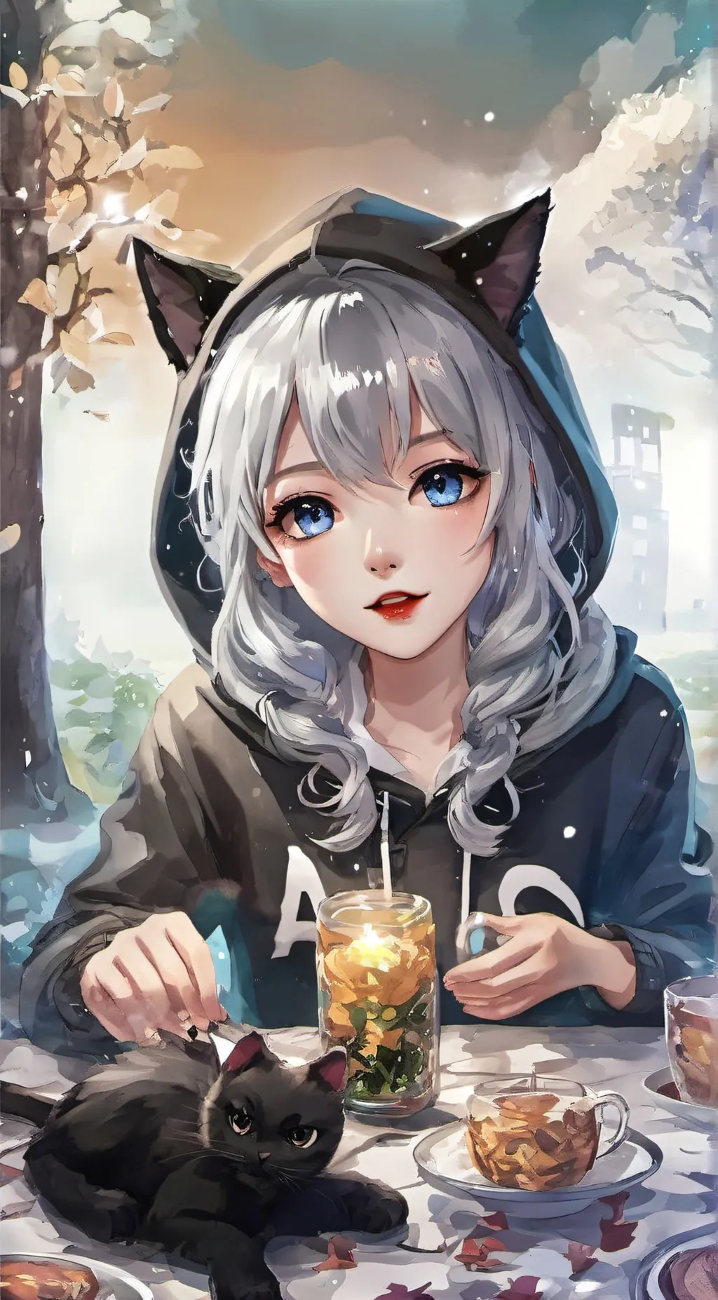 ai character: lya background