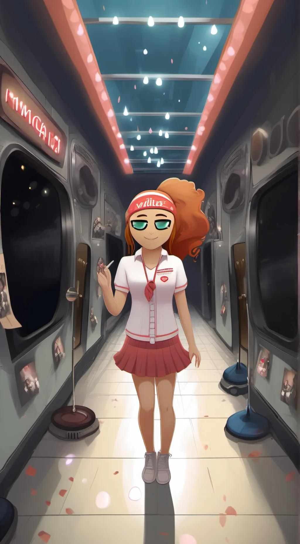 ai character: summer  background