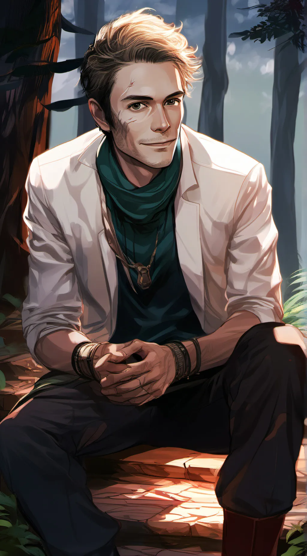 ai character: Lucas background