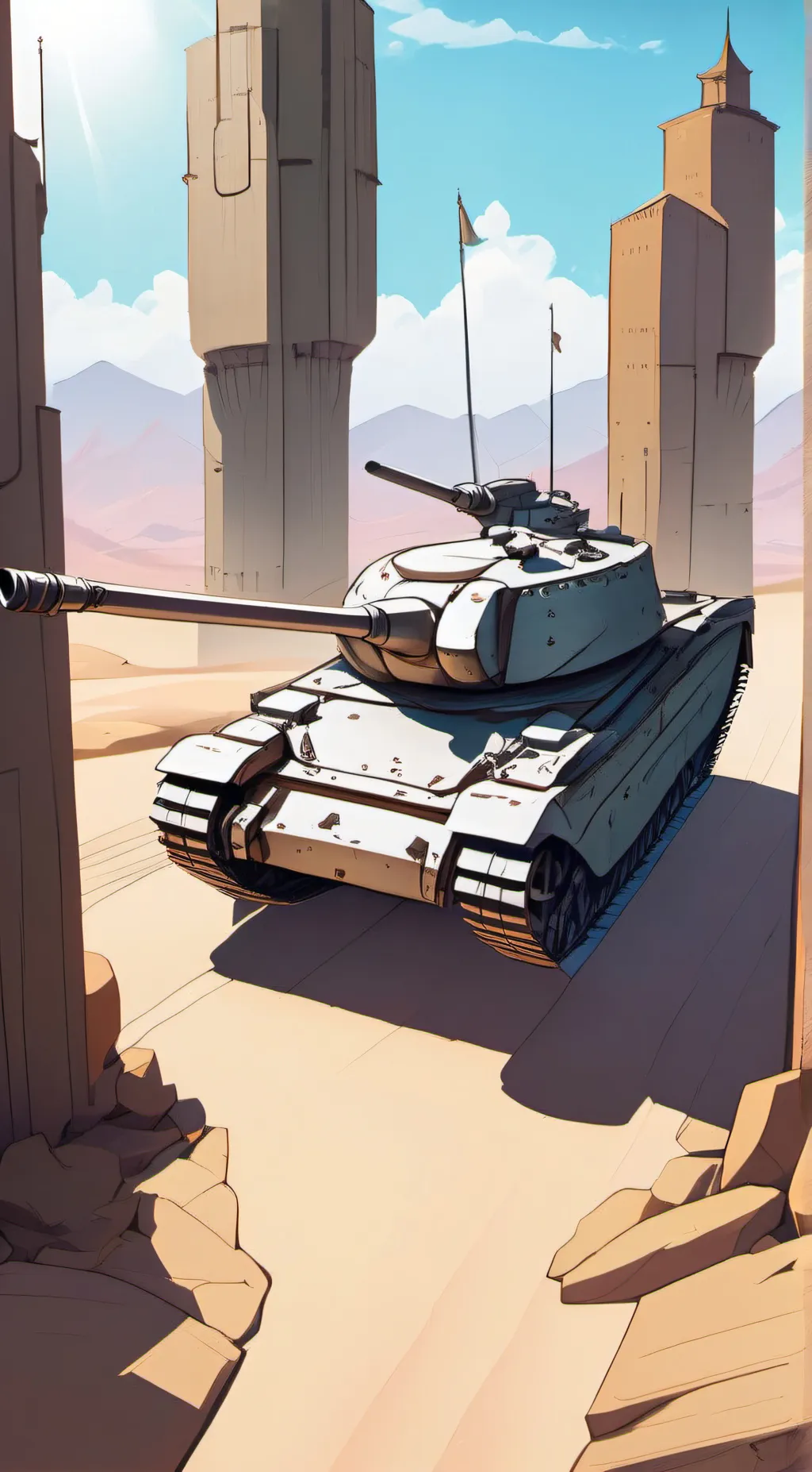 ai character: Sherman background