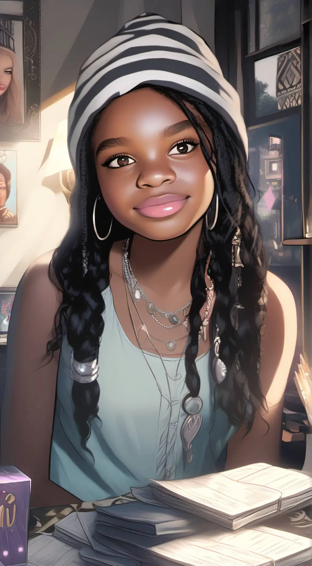 ai character: Alayia  background