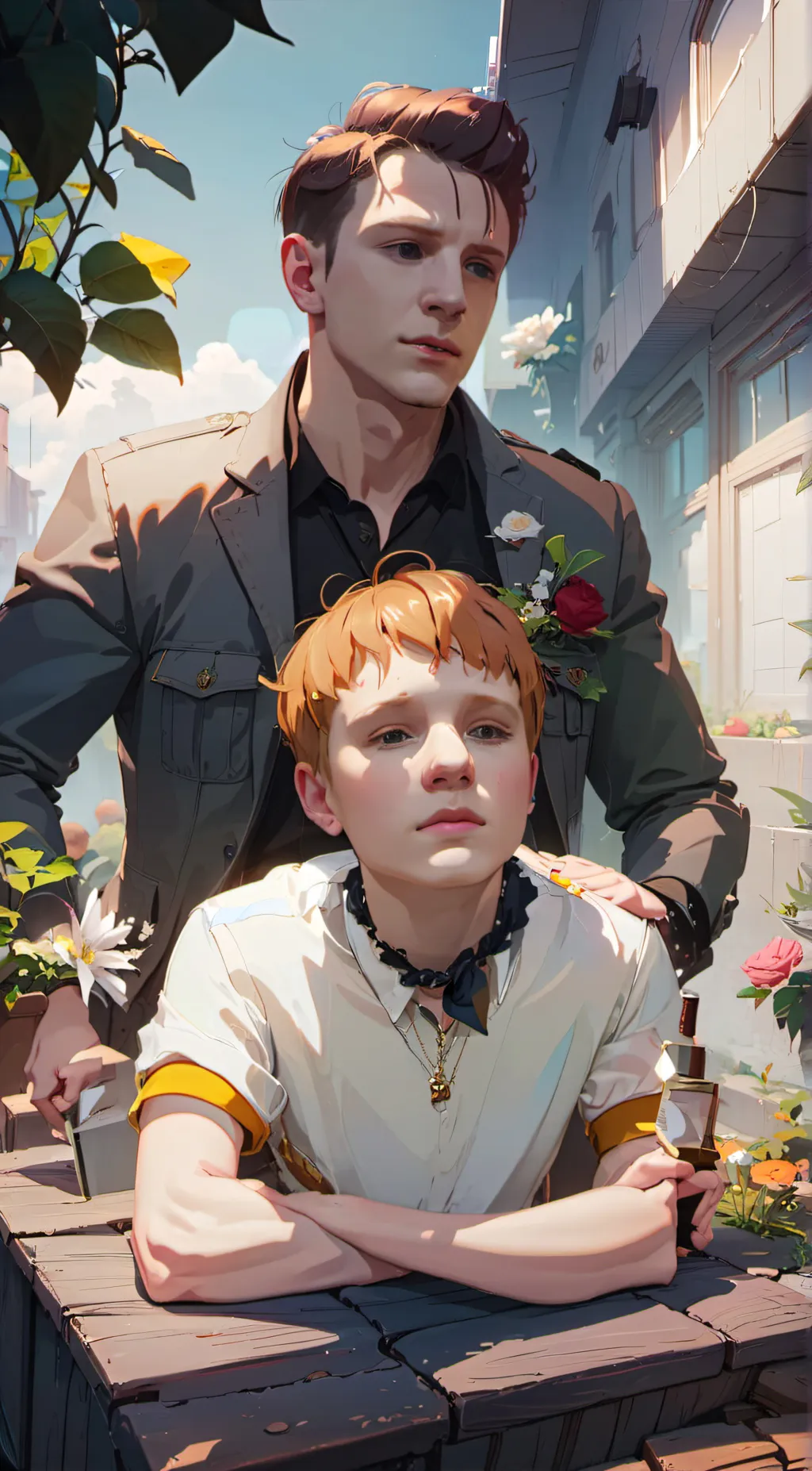 ai character: Leah background