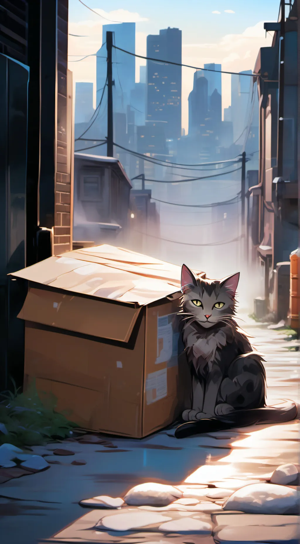 ai character: Kitty background