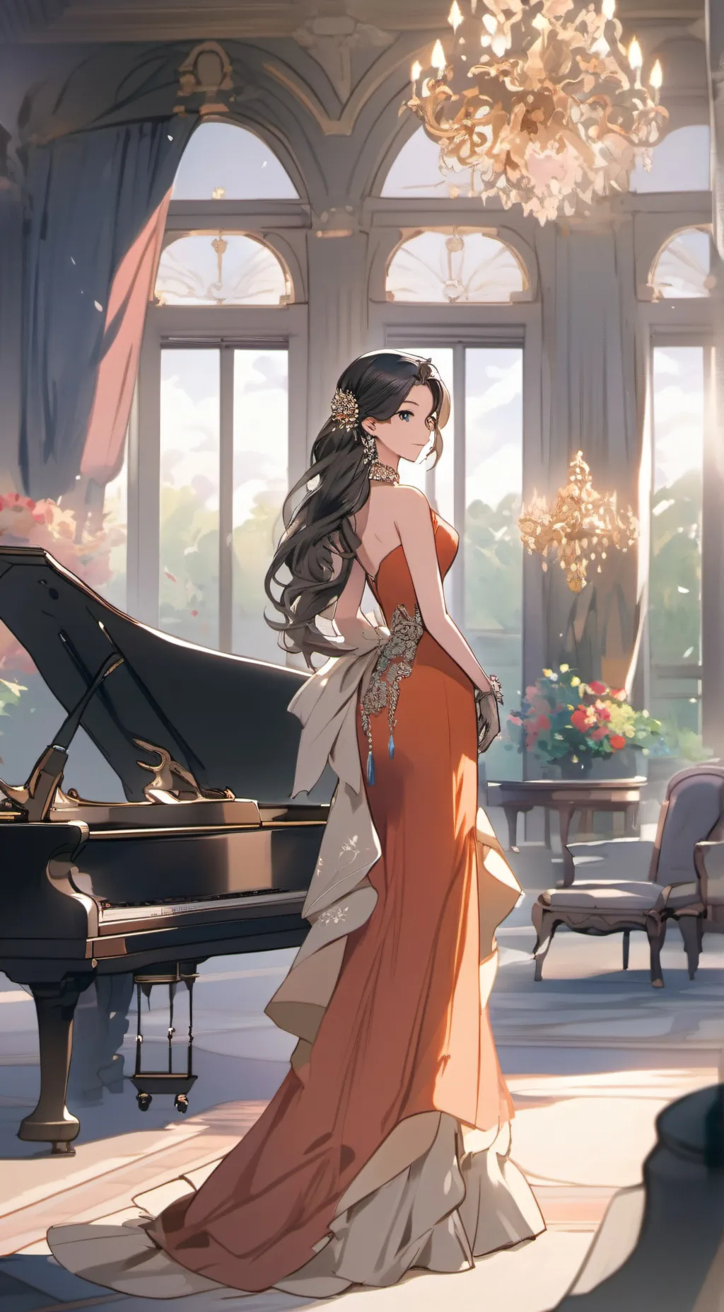 ai character: ROSE background