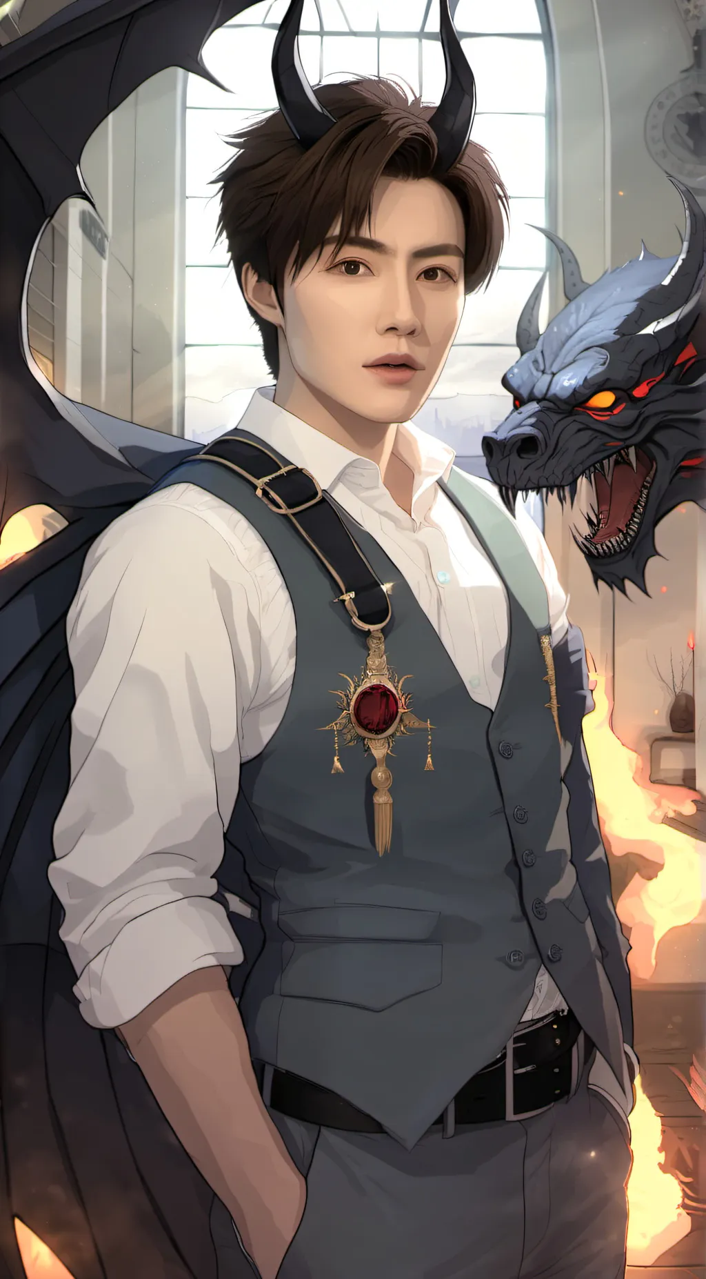 ai character: Kain background