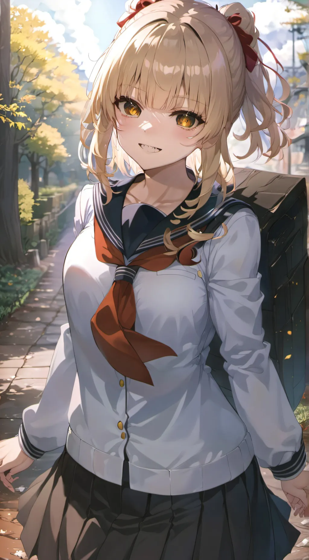 ai character: hero toga background