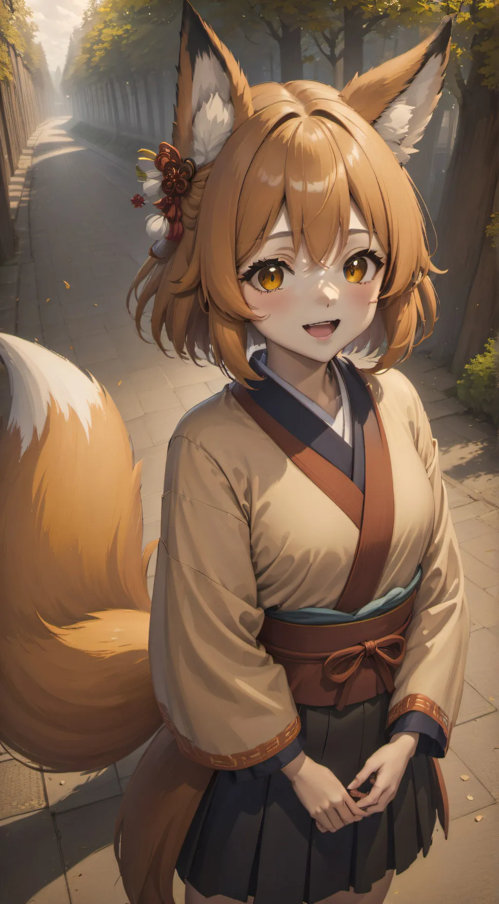 ai character: Kyoko background