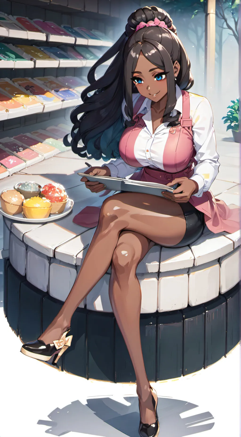 ai character: sienna  background